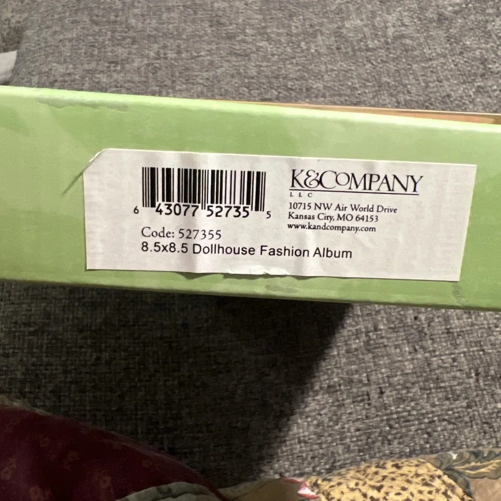 K & Co Photo album Scrapbook Journal Loveliness‎ Tea Party Playtime Vintage Rare
